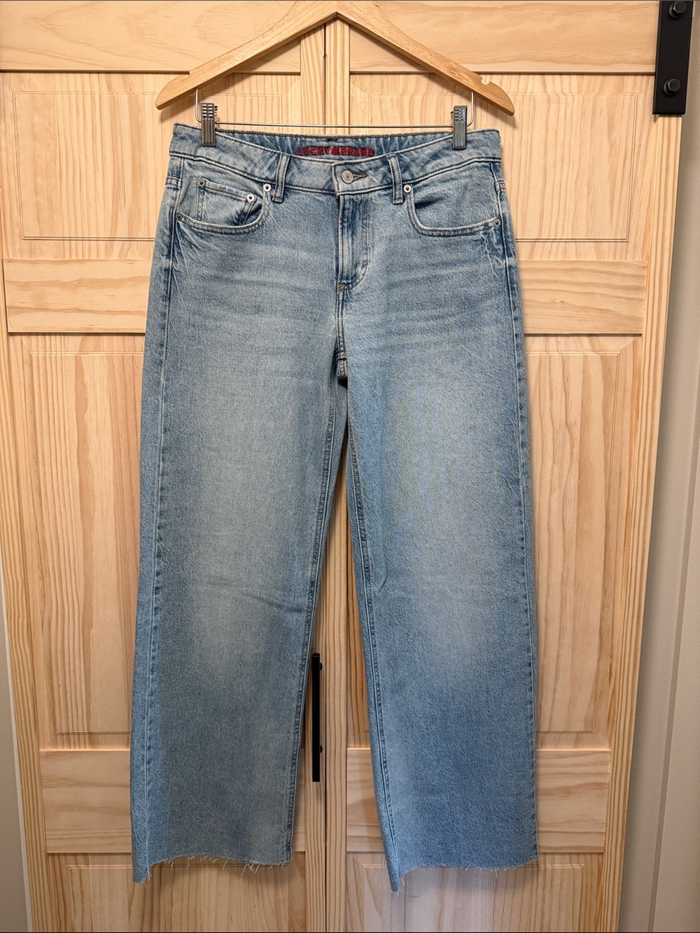 Lucky Brand Light Blue Wide-Leg Jeans
